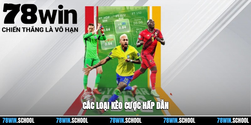 Các loại kèo cược hấp dẫn